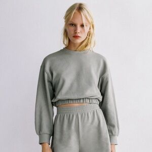 ZARA BNWT Plush Sweatshirt